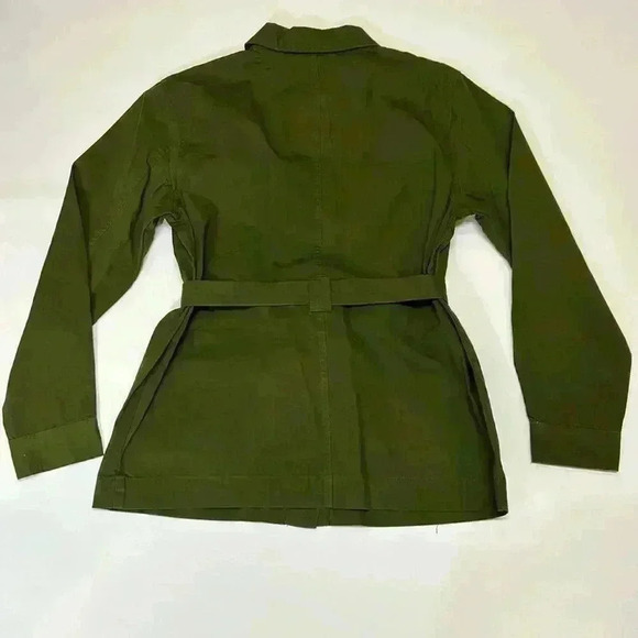 A New Day Jacket Women's  Small Button Up Pocket Cotton Tactile Olive Layer Hike - Picture 5 of 7